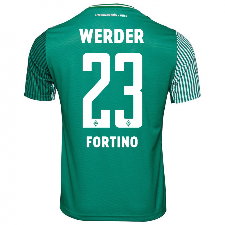 Mujer Camiseta Pierro Miguel Fortino #23 Verde 1ª Equipación 2023/24 La Camisa Chile