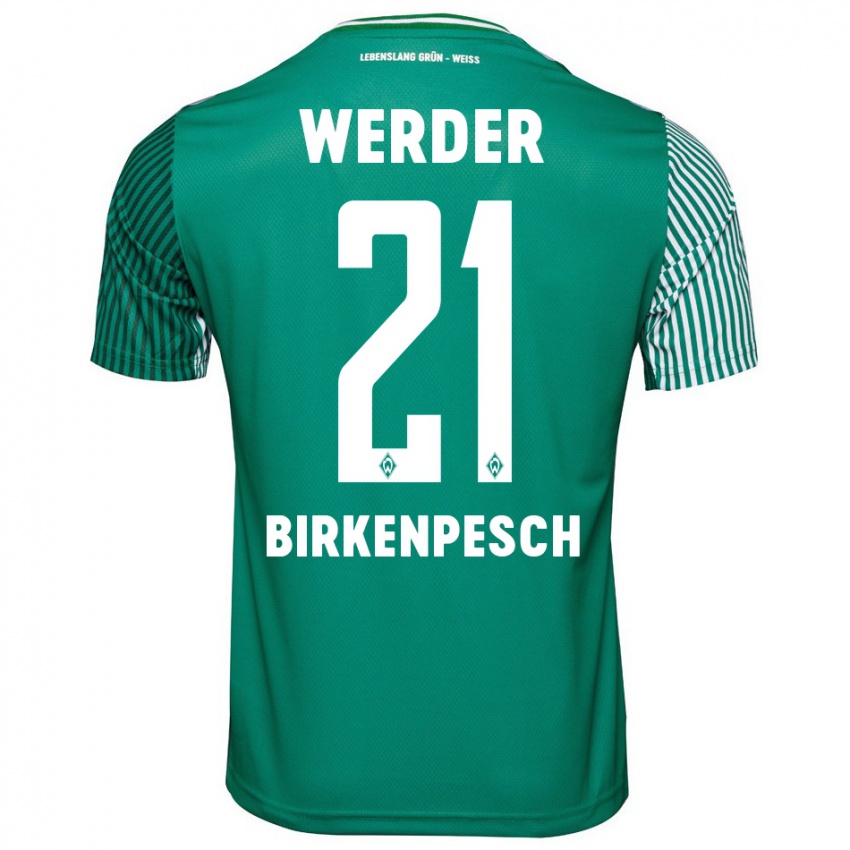 Mujer Camiseta Noah Birkenpesch #21 Verde 1ª Equipación 2023/24 La Camisa Chile