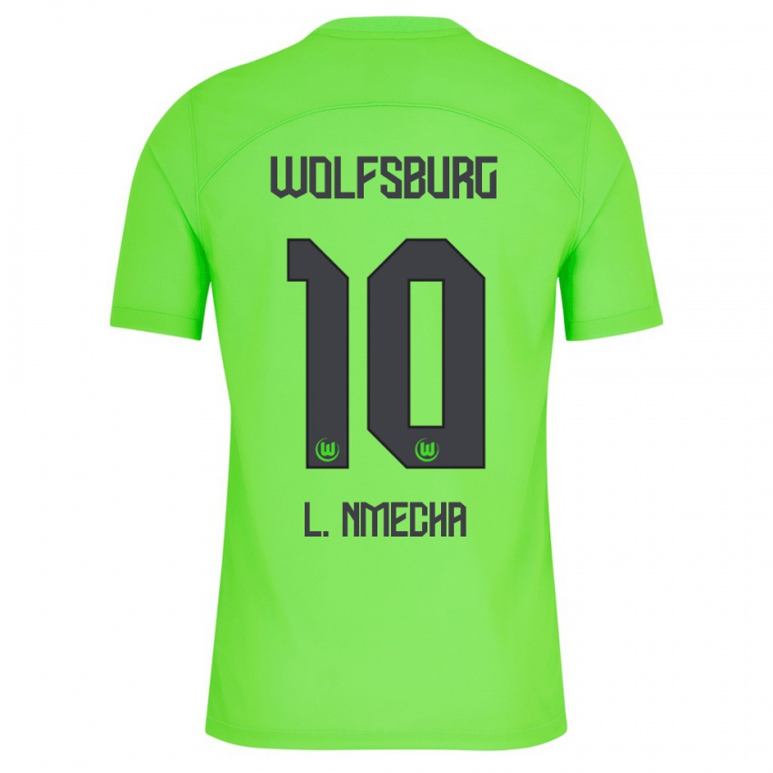 Mujer Camiseta Lukas Nmecha #10 Verde 1ª Equipación 2023/24 La Camisa Chile