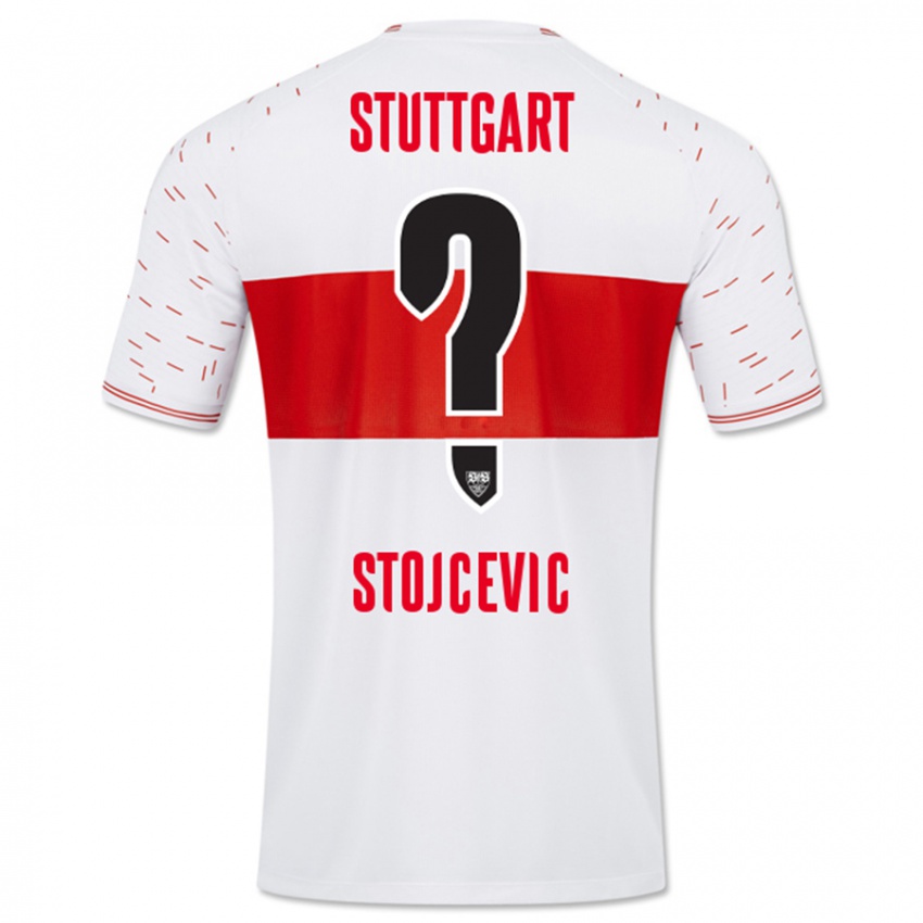 Mujer Camiseta Martin Stojcevic #0 Blanco 1ª Equipación 2023/24 La Camisa Chile