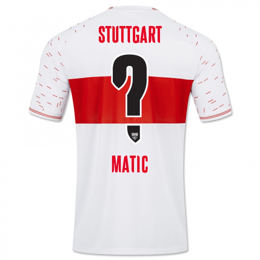 Mujer Camiseta Nikolas Matic #0 Blanco 1ª Equipación 2023/24 La Camisa Chile