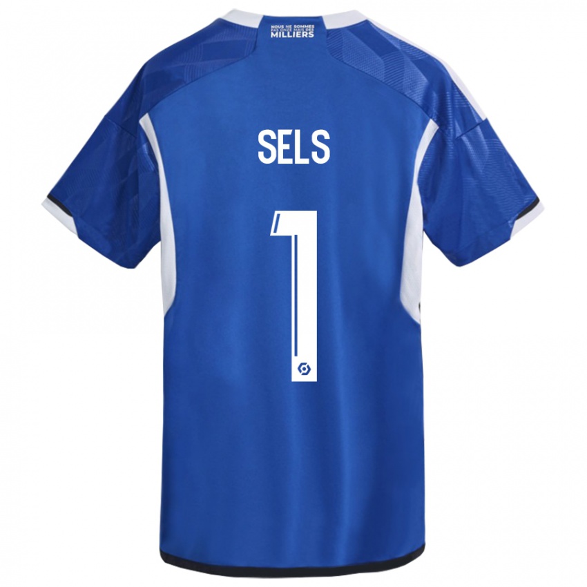 Mujer Camiseta Matz Sels #1 Azul 1ª Equipación 2023/24 La Camisa Chile