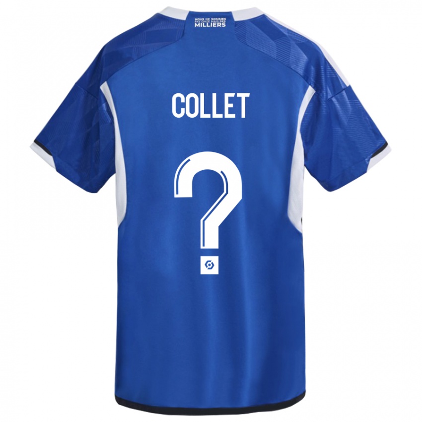 Mujer Camiseta Arthur Tirard Collet #0 Azul 1ª Equipación 2023/24 La Camisa Chile