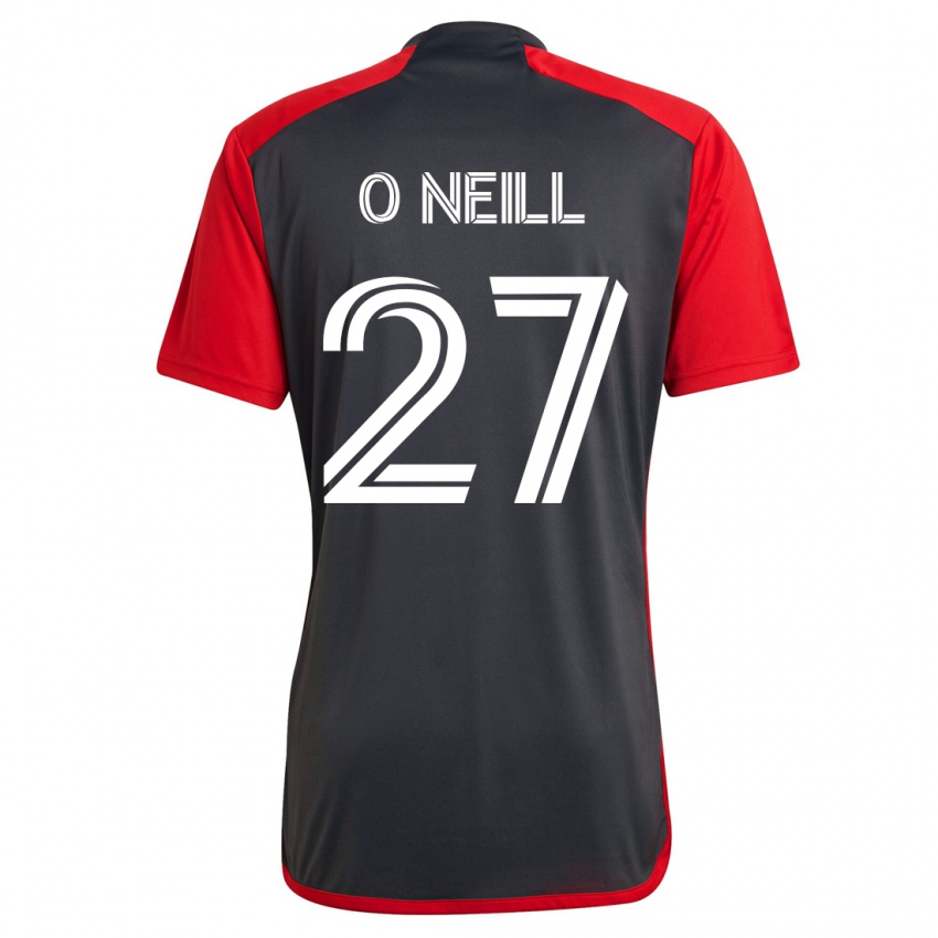 Mujer Camiseta Shane O'neill #27 Gris 1ª Equipación 2023/24 La Camisa Chile