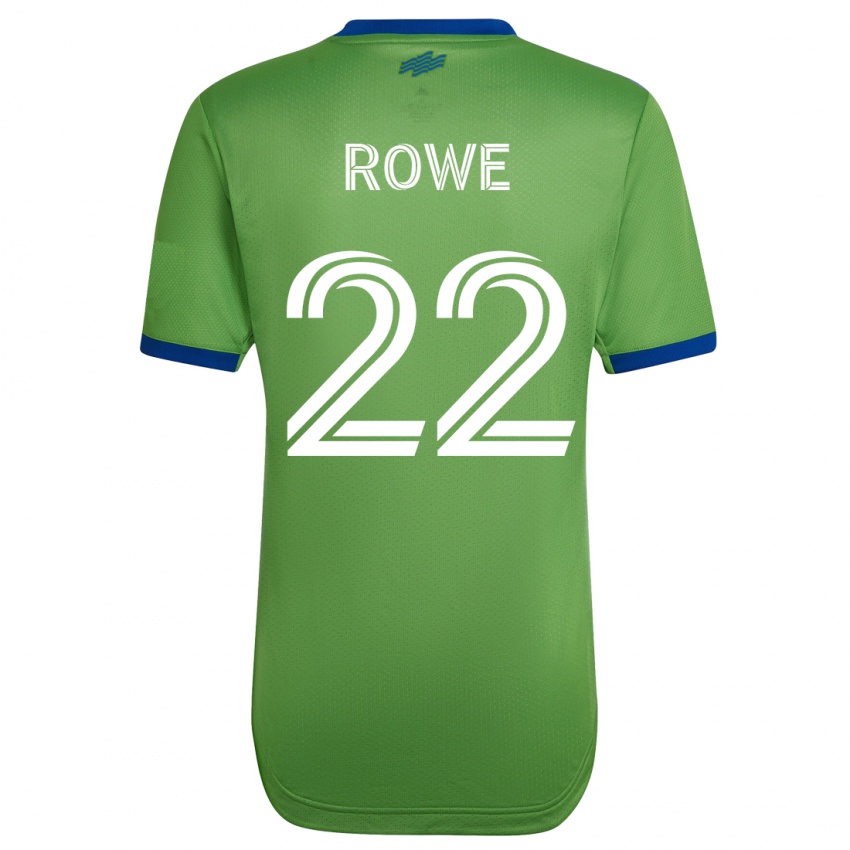 Mujer Camiseta Kelyn Rowe #22 Verde 1ª Equipación 2023/24 La Camisa Chile