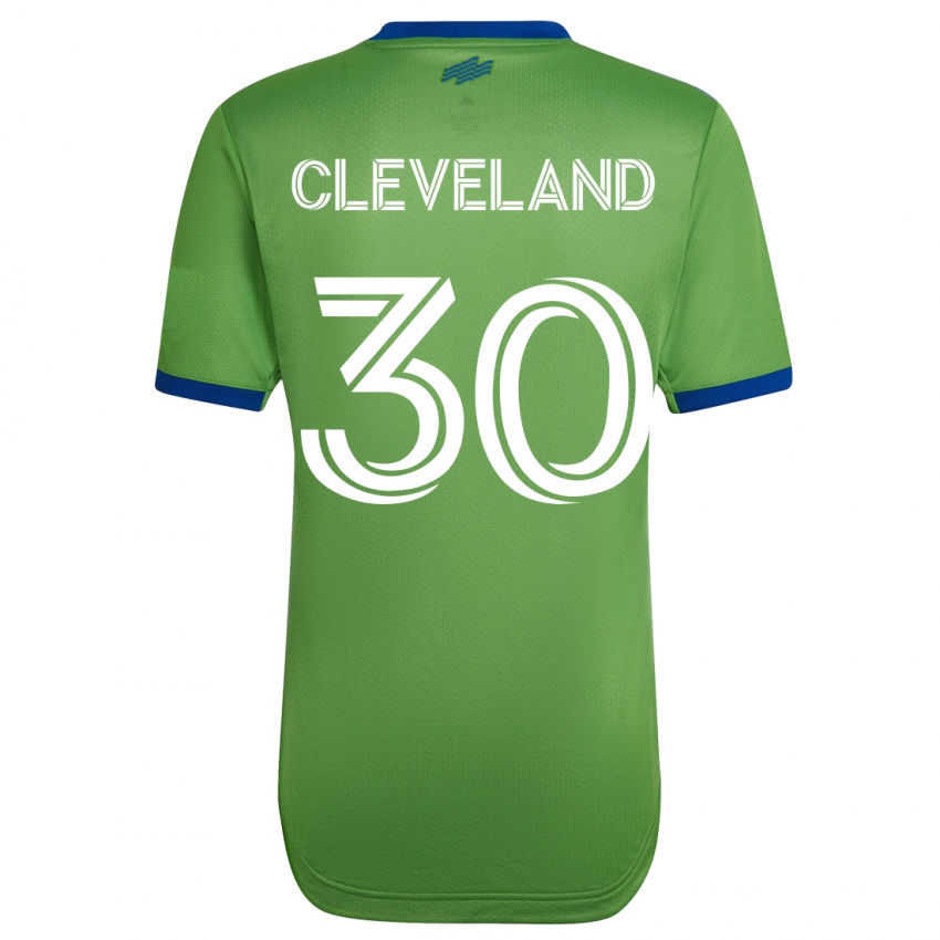 Mujer Camiseta Stefan Cleveland #30 Verde 1ª Equipación 2023/24 La Camisa Chile