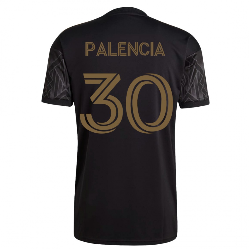 Mujer Camiseta Sergi Palencia #30 Negro 1ª Equipación 2023/24 La Camisa Chile
