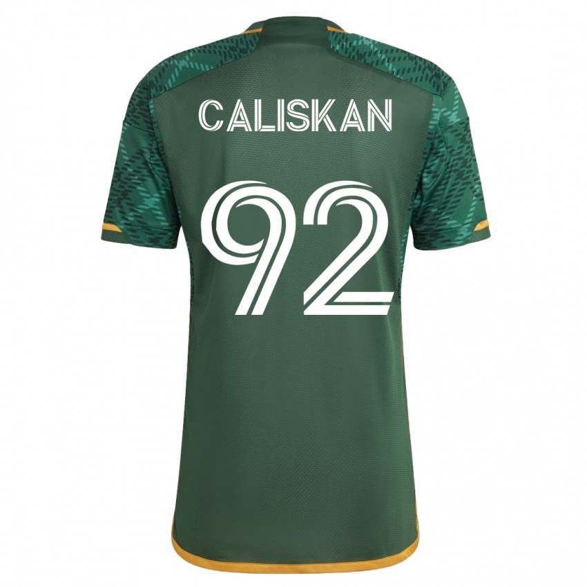 Mujer Camiseta Noel Caliskan #92 Verde 1ª Equipación 2023/24 La Camisa Chile