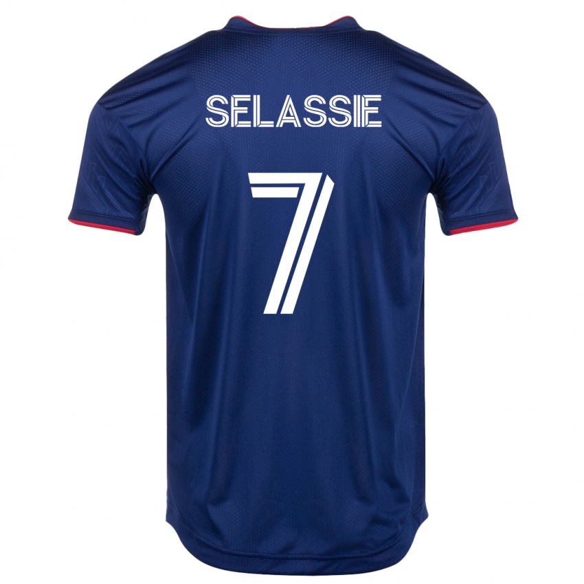 Mujer Camiseta Maren Haile-Selassie #7 Armada 1ª Equipación 2023/24 La Camisa Chile