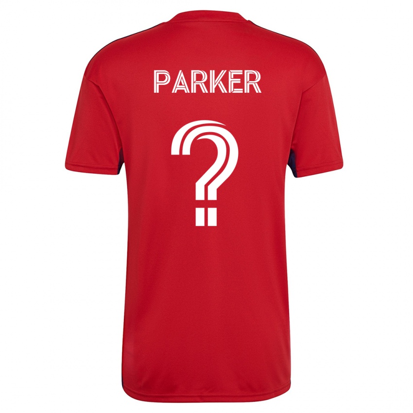 Mujer Camiseta Isaiah Parker #0 Rojo 1ª Equipación 2023/24 La Camisa Chile