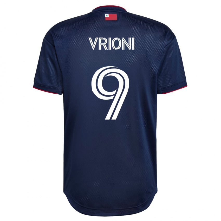 Mujer Camiseta Giacomo Vrioni #9 Armada 1ª Equipación 2023/24 La Camisa Chile