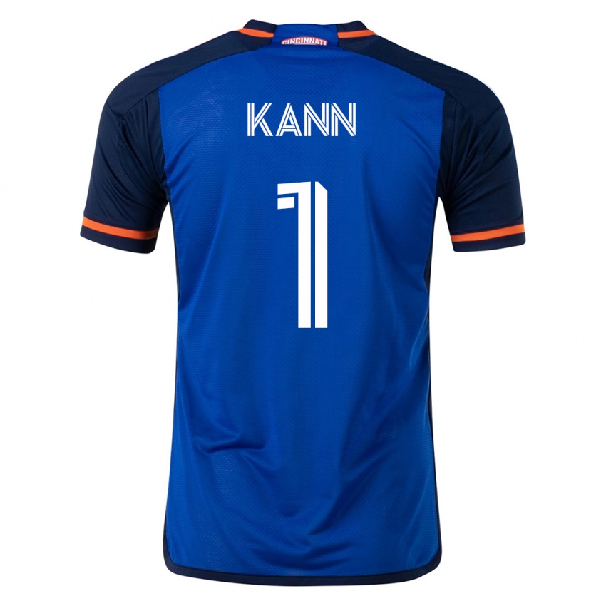 Mujer Camiseta Alec Kann #1 Azul 1ª Equipación 2023/24 La Camisa Chile