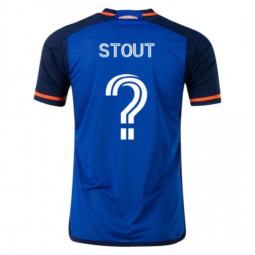 Mujer Camiseta Connor Stout #0 Azul 1ª Equipación 2023/24 La Camisa Chile