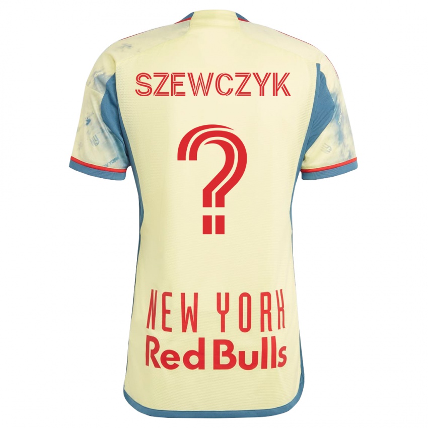 Mujer Camiseta Tobias Szewczyk #0 Amarillo 1ª Equipación 2023/24 La Camisa Chile