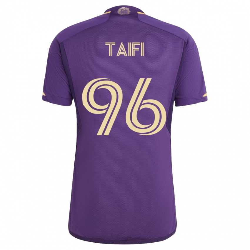 Mujer Camiseta Zakaria Taifi #96 Violeta 1ª Equipación 2023/24 La Camisa Chile