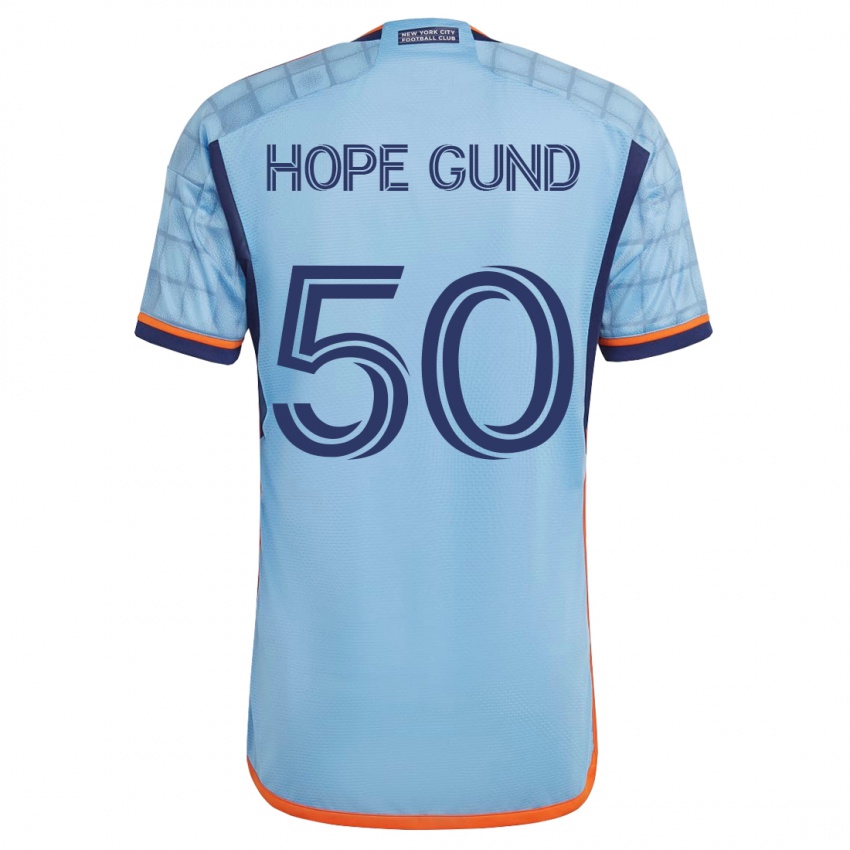 Mujer Camiseta Kofi Hope-Gund #50 Azul 1ª Equipación 2023/24 La Camisa Chile