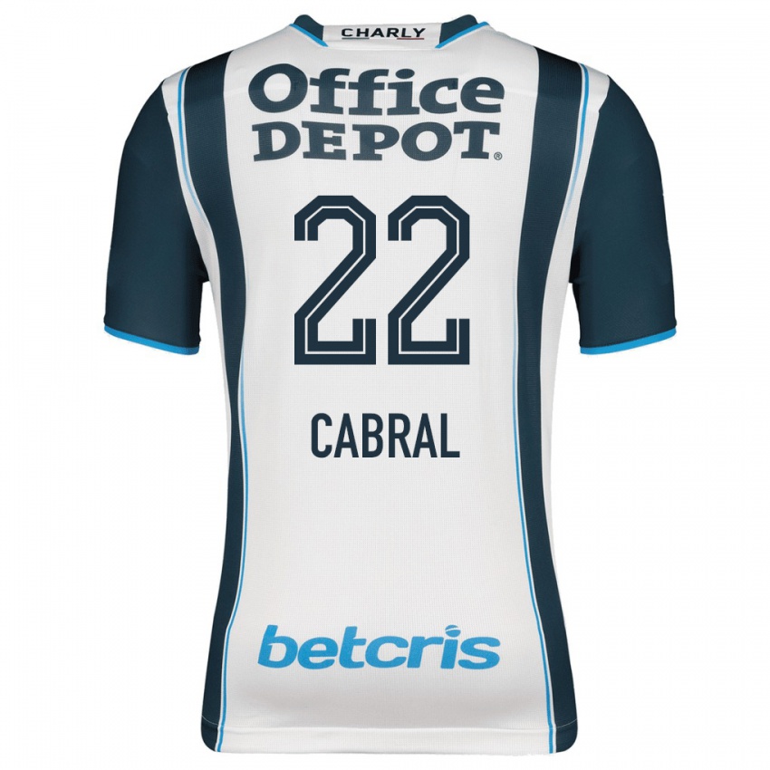 Mujer Camiseta Gustavo Cabral #22 Armada 1ª Equipación 2023/24 La Camisa Chile