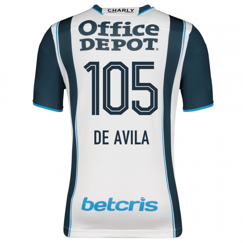 Mujer Camiseta José De Ávila #105 Armada 1ª Equipación 2023/24 La Camisa Chile