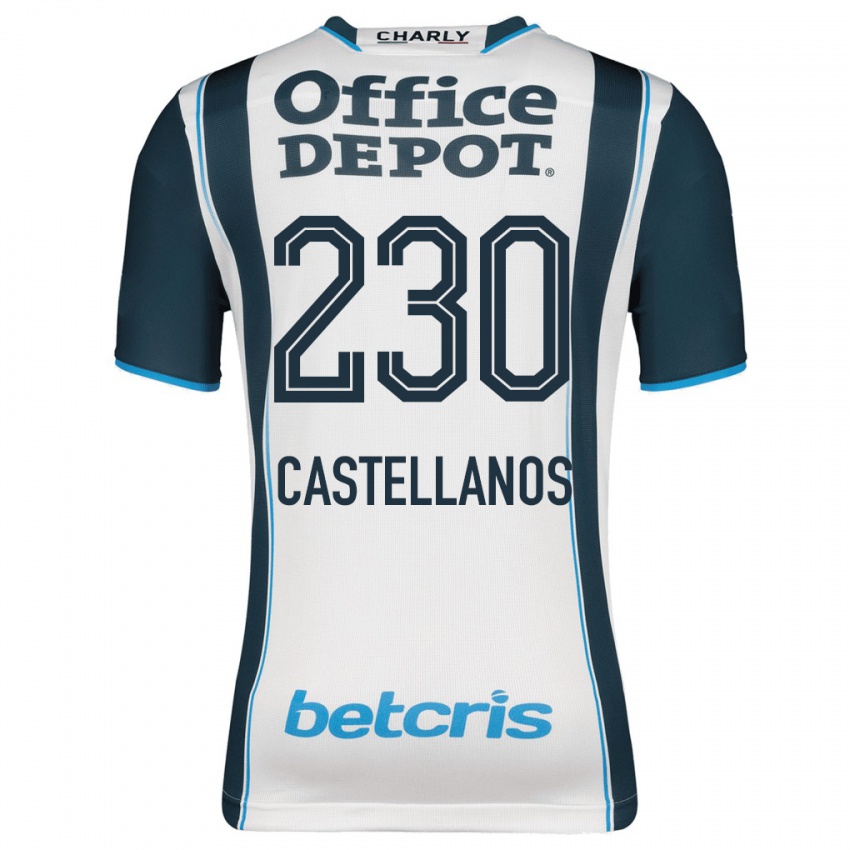 Mujer Camiseta Edson Castellanos #230 Armada 1ª Equipación 2023/24 La Camisa Chile