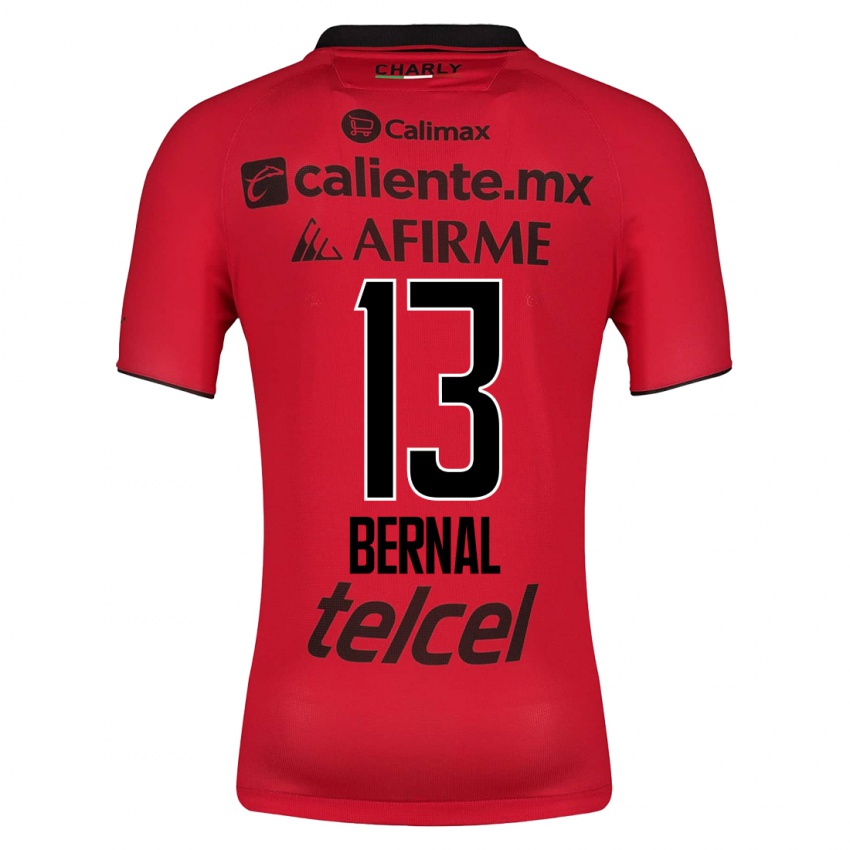 Mujer Camiseta Mayra Pelayo Bernal #13 Rojo 1ª Equipación 2023/24 La Camisa Chile