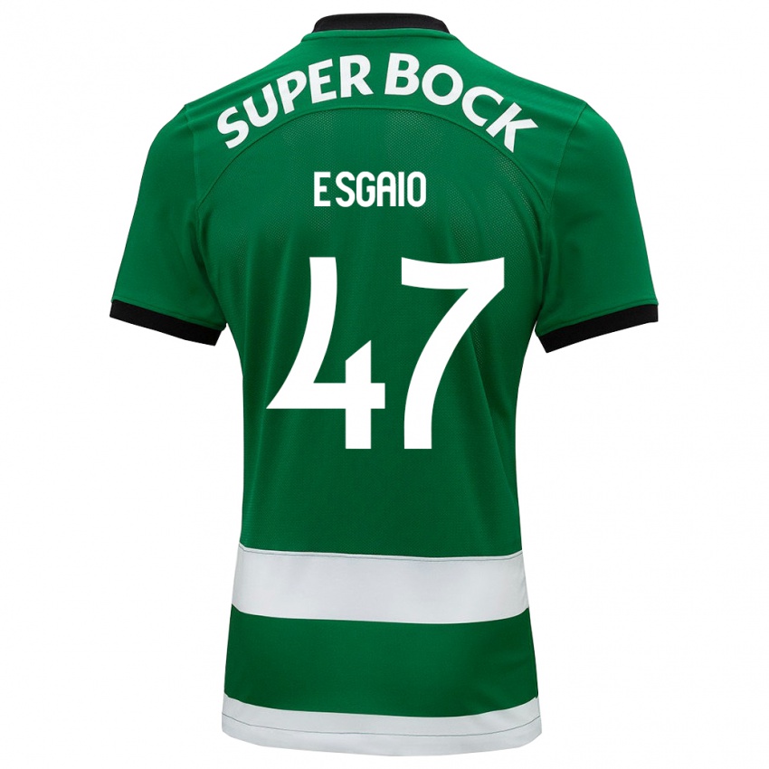 Mujer Camiseta Ricardo Esgaio #47 Verde 1ª Equipación 2023/24 La Camisa Chile