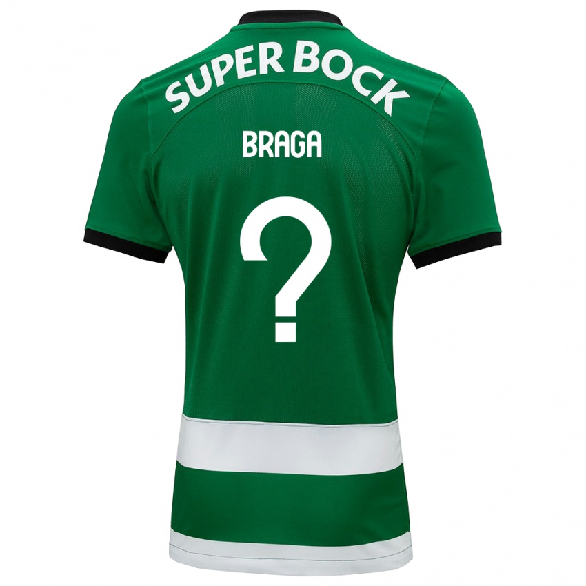 Mujer Camiseta Gonçalo Braga #0 Verde 1ª Equipación 2023/24 La Camisa Chile