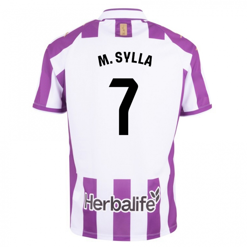 Mujer Camiseta Mamadou Sylla #7 Morado 1ª Equipación 2023/24 La Camisa Chile