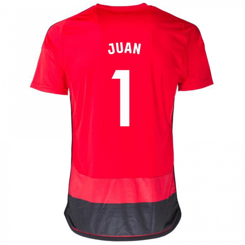 Mujer Camiseta Ramón Juan #1 Negro Rojo 1ª Equipación 2023/24 La Camisa Chile