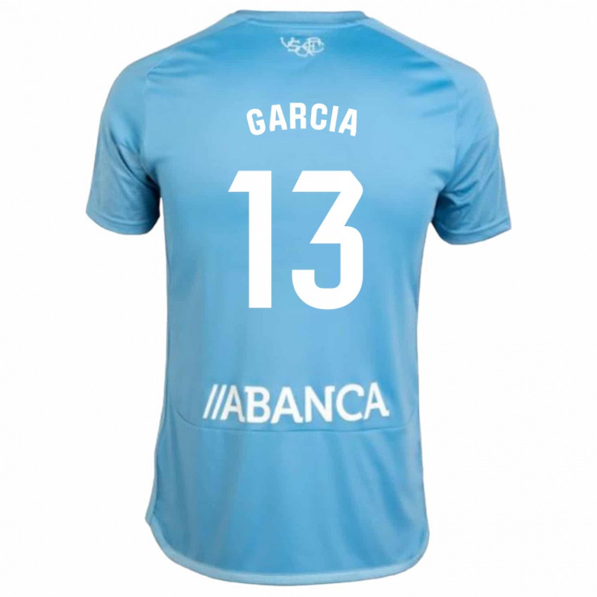 Mujer Camiseta Raul Garcia #13 Azul 1ª Equipación 2023/24 La Camisa Chile