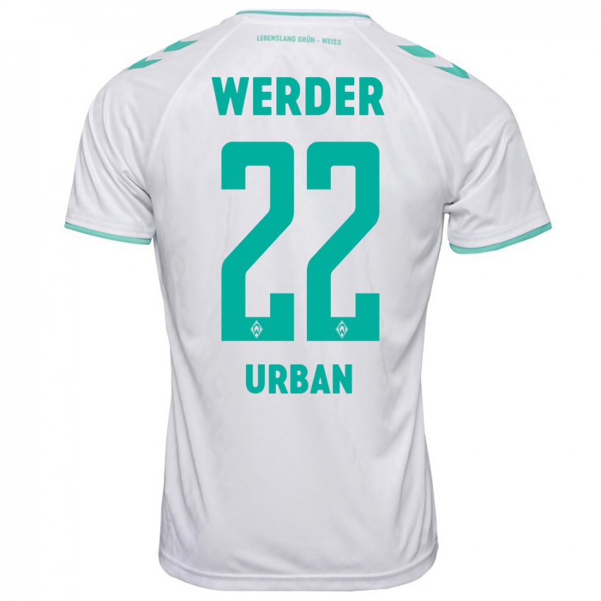 Mujer Camiseta Linus Urban #22 Blanco 2ª Equipación 2023/24 La Camisa Chile