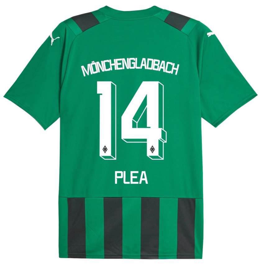 Mujer Camiseta Alassane Plea #14 Verde Negro 2ª Equipación 2023/24 La Camisa Chile