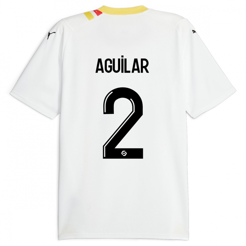 Mujer Camiseta Ruben Aguilar #2 Negro 2ª Equipación 2023/24 La Camisa Chile