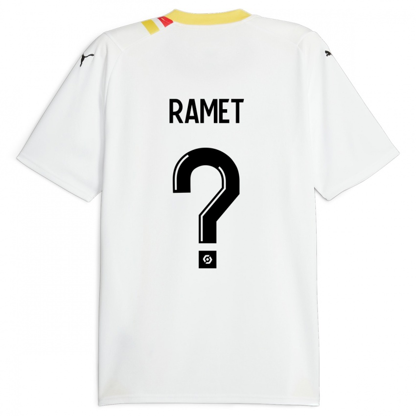 Mujer Camiseta Simon Ramet #0 Negro 2ª Equipación 2023/24 La Camisa Chile