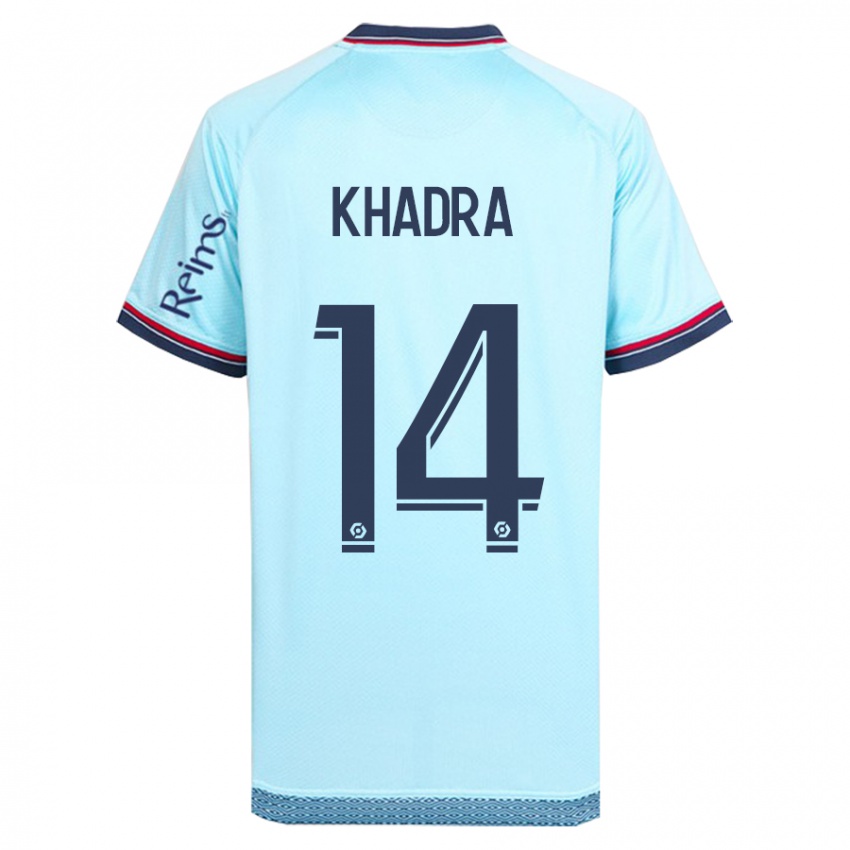 Mujer Camiseta Reda Khadra #14 Cielo Azul 2ª Equipación 2023/24 La Camisa Chile