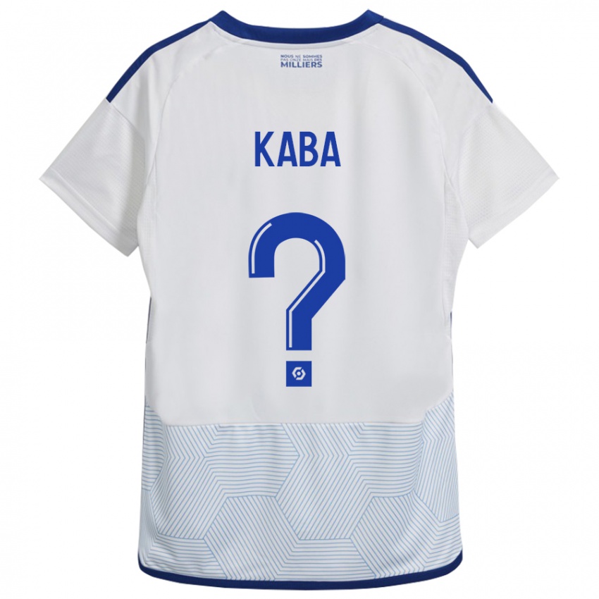 Mujer Camiseta Kanfory Kaba #0 Blanco 2ª Equipación 2023/24 La Camisa Chile