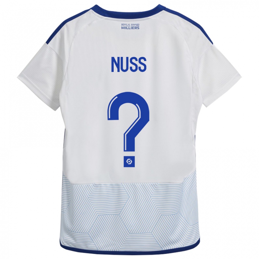 Mujer Camiseta Antoine Nuss #0 Blanco 2ª Equipación 2023/24 La Camisa Chile