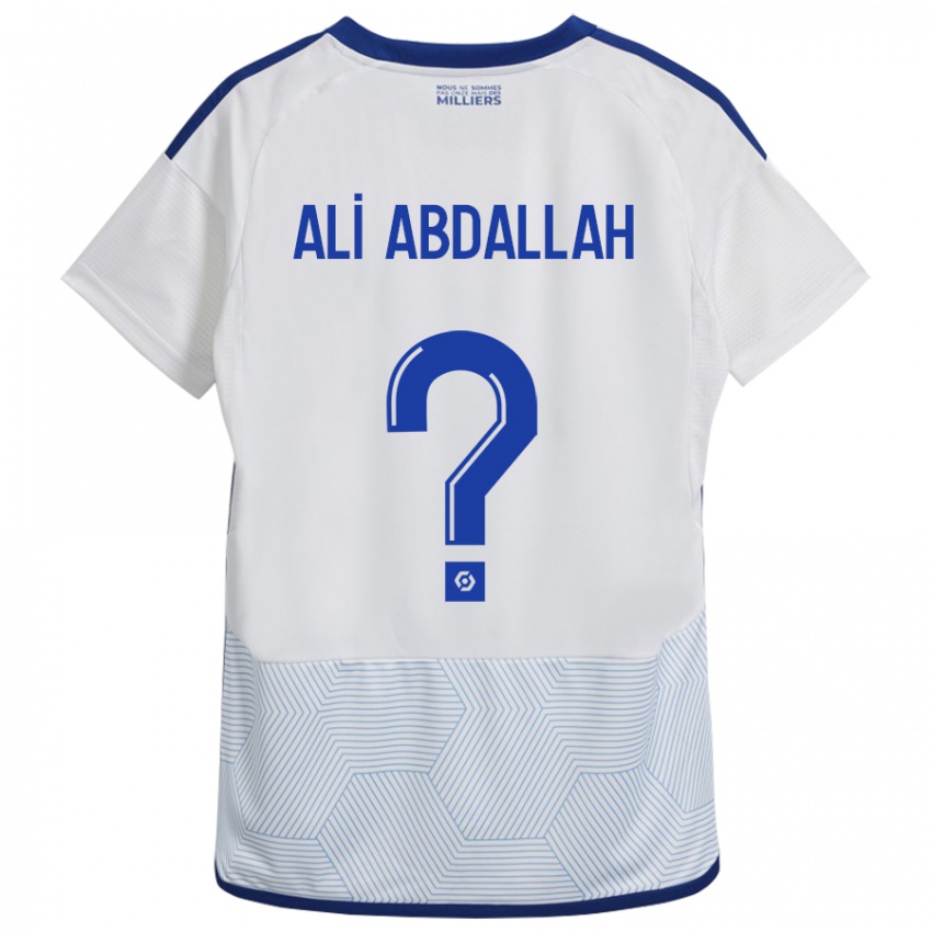 Mujer Camiseta Aboubacar Ali Abdallah #0 Blanco 2ª Equipación 2023/24 La Camisa Chile