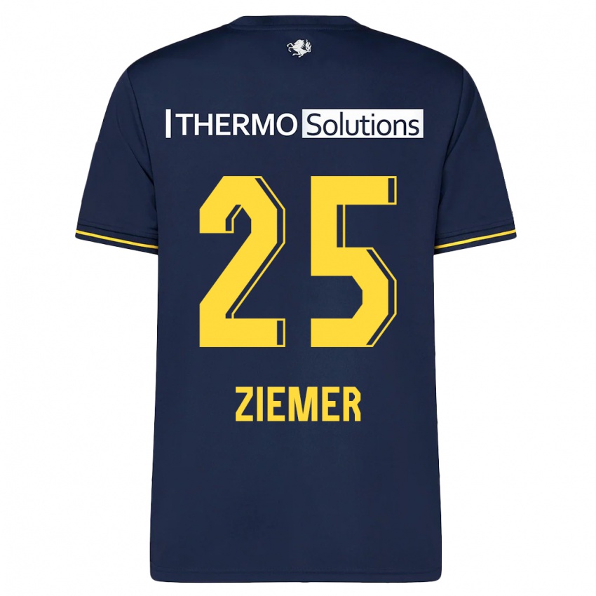 Mujer Camiseta Taylor Ziemer #25 Armada 2ª Equipación 2023/24 La Camisa Chile