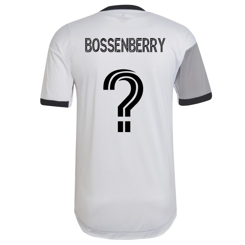 Mujer Camiseta Antone Bossenberry #0 Blanco 2ª Equipación 2023/24 La Camisa Chile