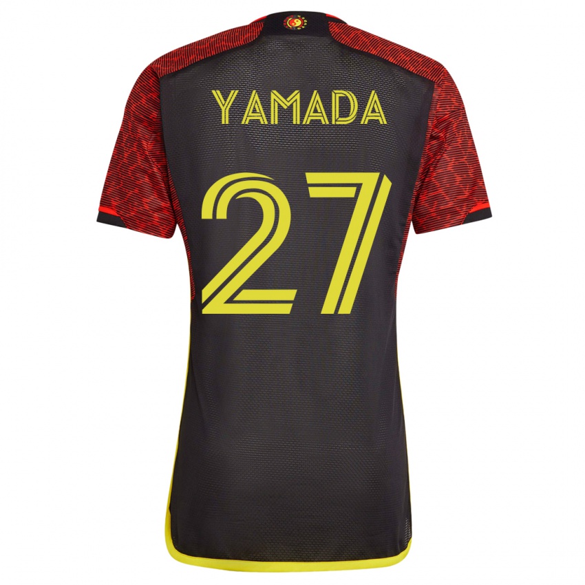 Mujer Camiseta Hikari Yamada #27 Naranja 2ª Equipación 2023/24 La Camisa Chile