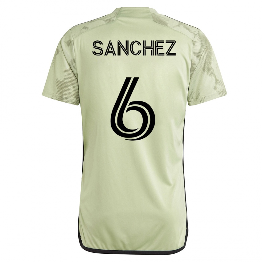 Mujer Camiseta Ilie Sánchez #6 Verde 2ª Equipación 2023/24 La Camisa Chile