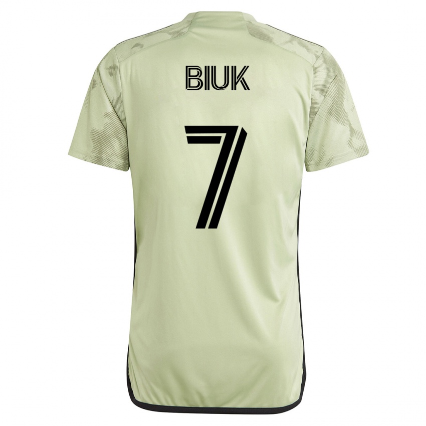 Mujer Camiseta Stipe Biuk #7 Verde 2ª Equipación 2023/24 La Camisa Chile