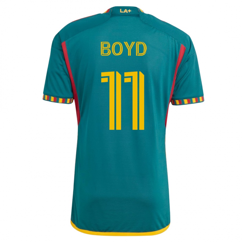 Mujer Camiseta Tyler Boyd #11 Verde 2ª Equipación 2023/24 La Camisa Chile