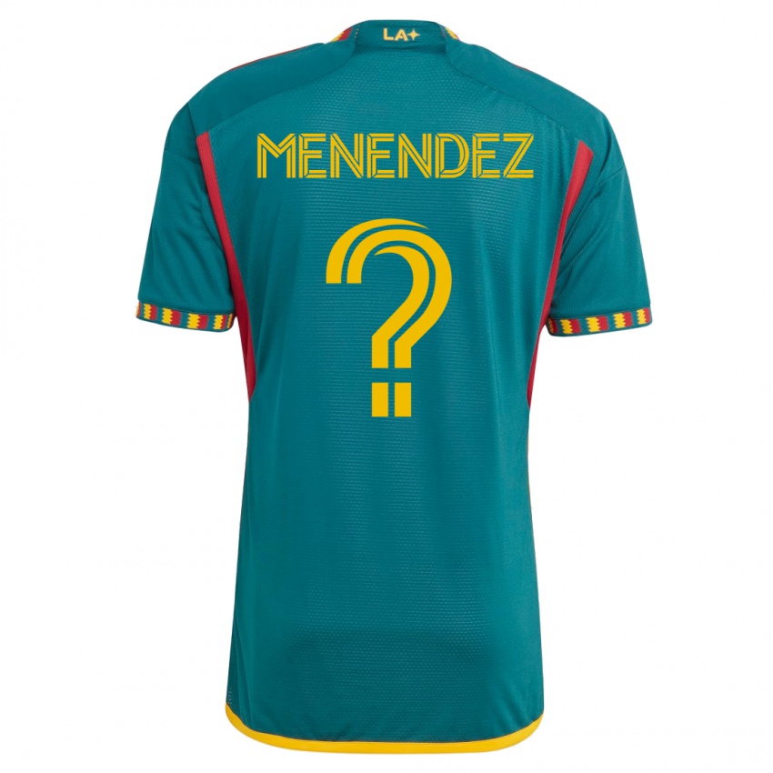 Mujer Camiseta Alexsander Menendez #0 Verde 2ª Equipación 2023/24 La Camisa Chile