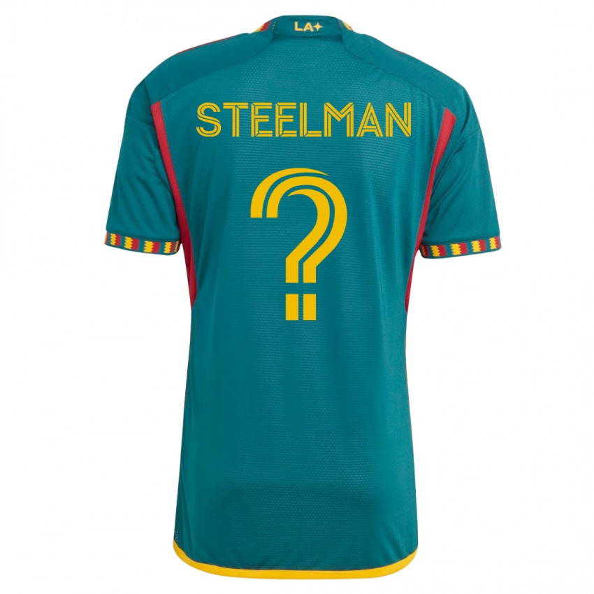 Mujer Camiseta Maximus Steelman #0 Verde 2ª Equipación 2023/24 La Camisa Chile