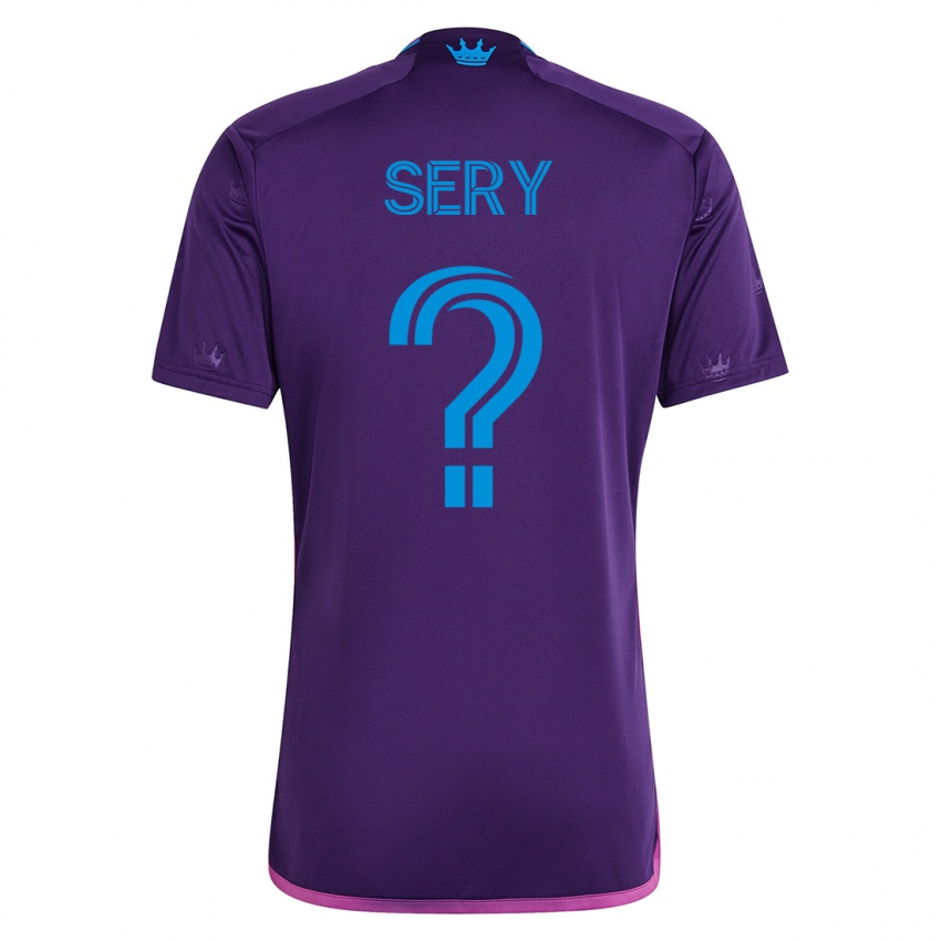 Mujer Camiseta Sam Sery #0 Violeta 2ª Equipación 2023/24 La Camisa Chile