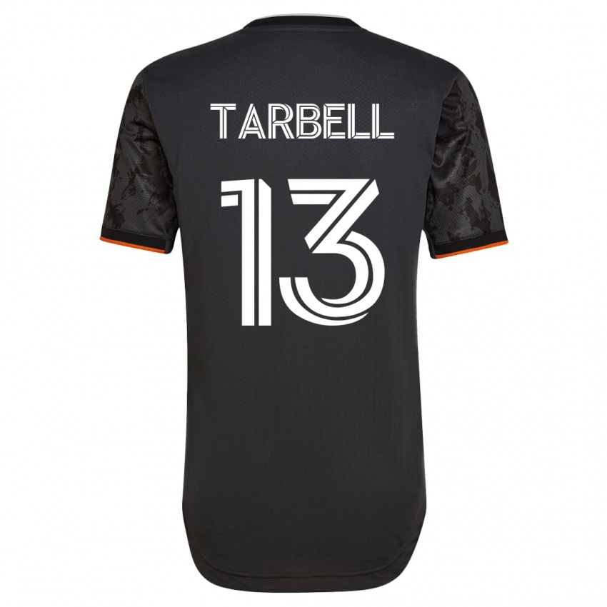 Mujer Camiseta Andrew Tarbell #13 Negro 2ª Equipación 2023/24 La Camisa Chile