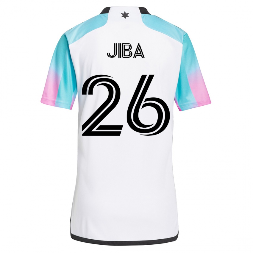 Mujer Camiseta Ryen Jiba #26 Blanco 2ª Equipación 2023/24 La Camisa Chile