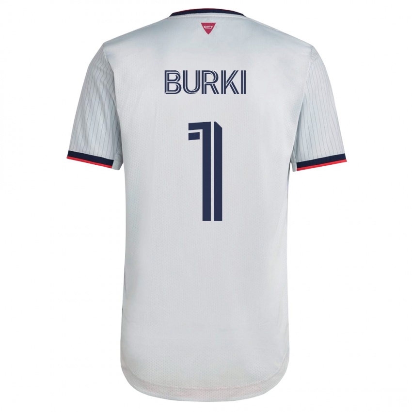 Mujer Camiseta Roman Bürki #1 Blanco 2ª Equipación 2023/24 La Camisa Chile