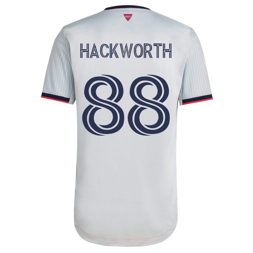 Mujer Camiseta Larsen Hackworth #88 Blanco 2ª Equipación 2023/24 La Camisa Chile